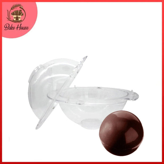 Ball Shape Acrylic Chocolate Mold Large Size 2Pcs Set