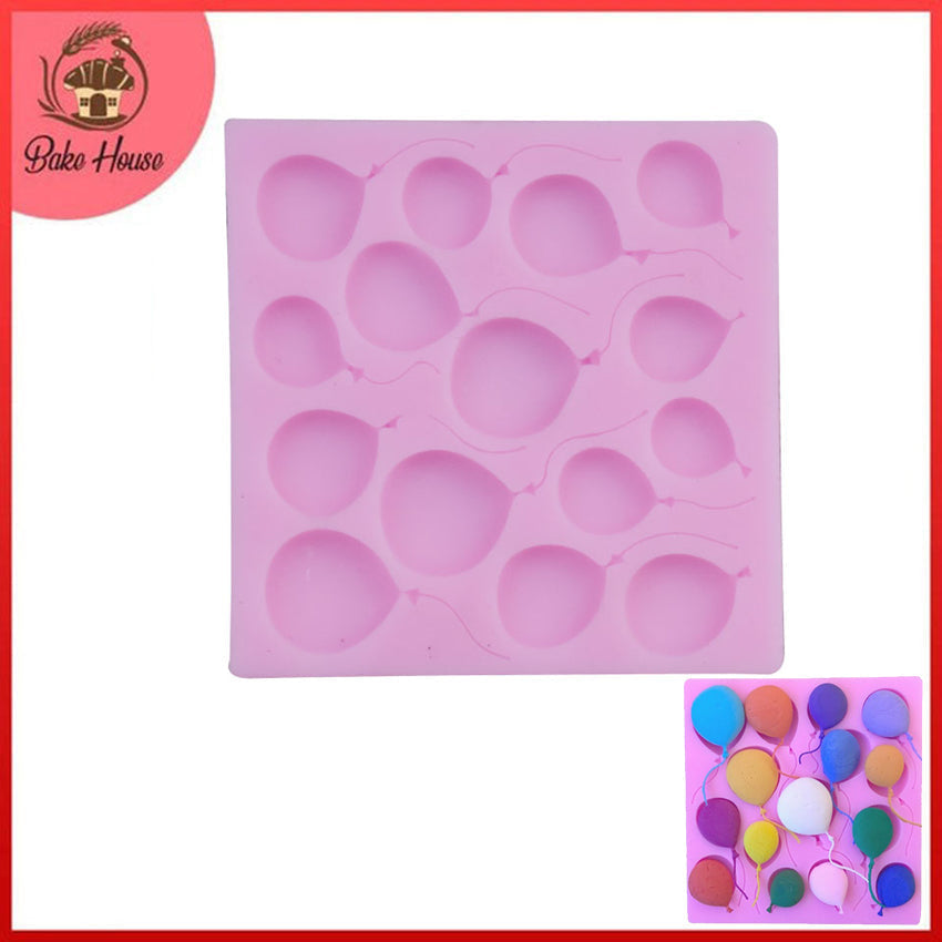 Balloons Silicone Fondant Mold 15 Cavity – Bake House - The Baking Treasure