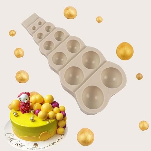 Balls Silicone Fondant & Chocolate Mold 12 Cavity