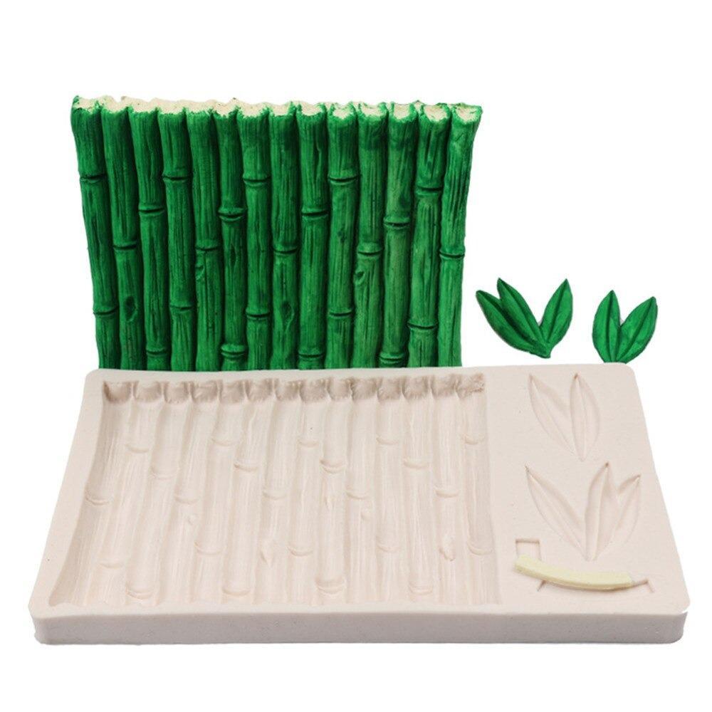 Bamboo Leaf Ruffle Silicone Fondant Cake Mold