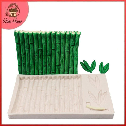 Bamboo Leaf Ruffle Silicone Fondant Cake Mold