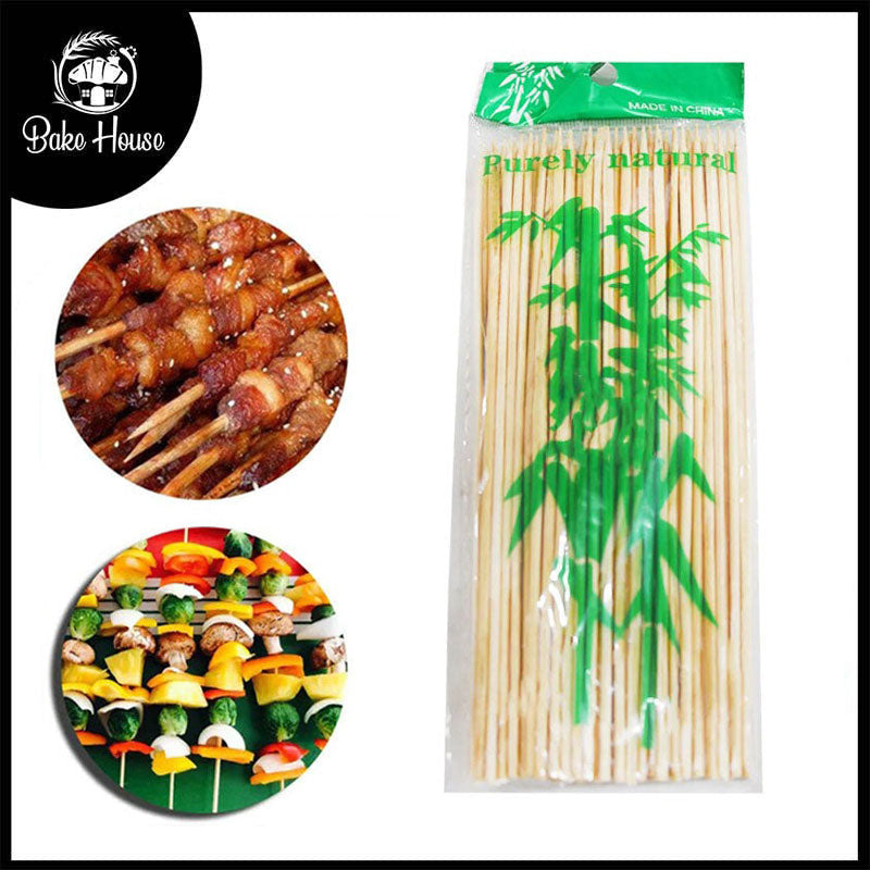 Bamboo Skewers Sticks 8 Inch