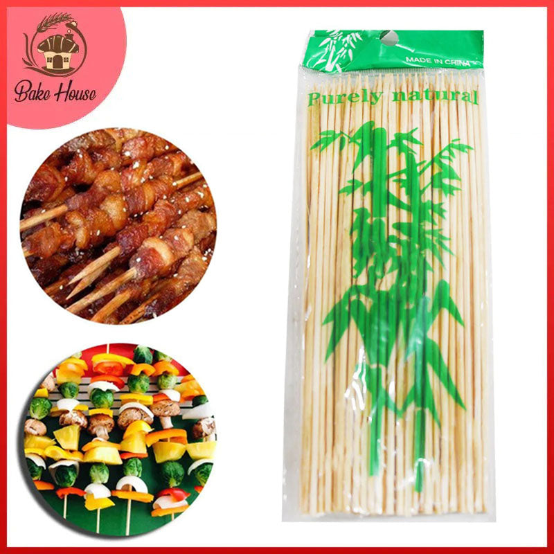 Bamboo Skewers Sticks 8 Inch
