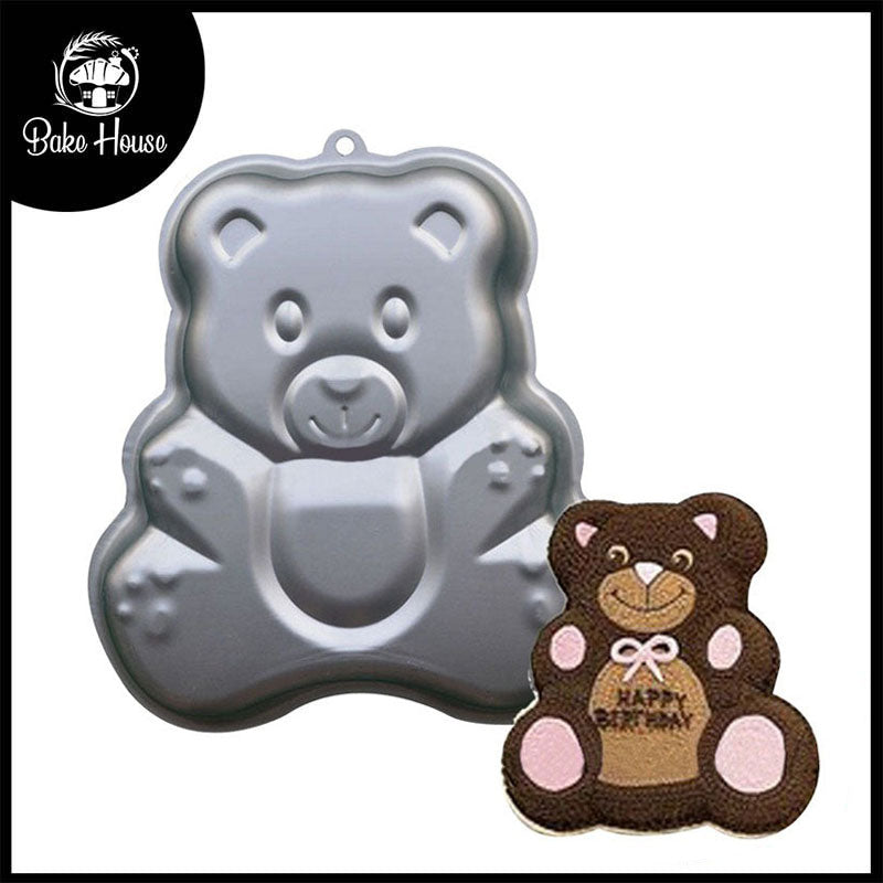 Bear Cake Baking Mold Aluminium Medium Size