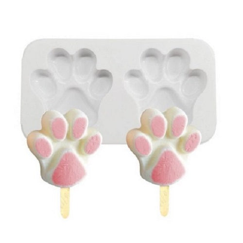 Bear Paw Silicone Popsicle Mold 2 Cavity