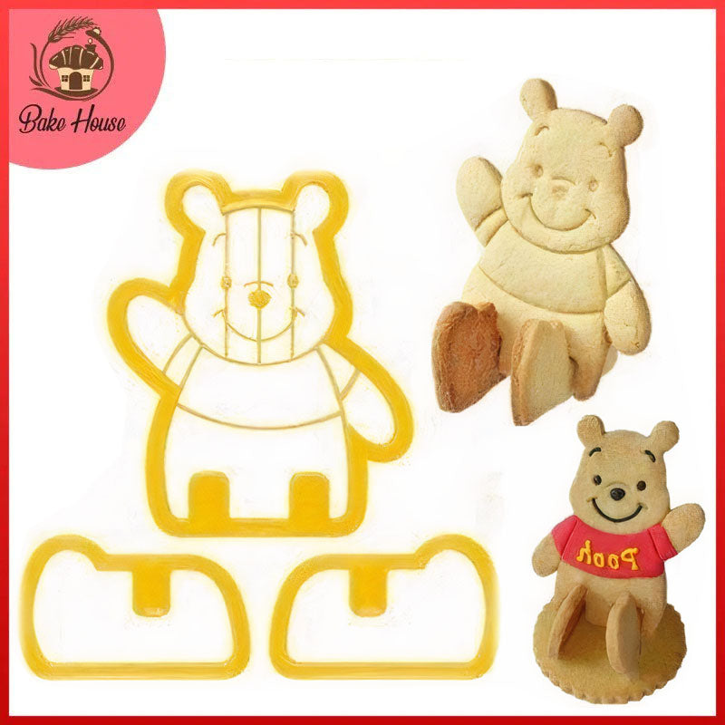 Bear Shape Cookie Cutter Large Size 3Pcs Set