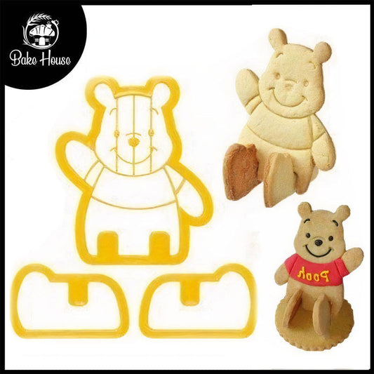 Bear Shape Cookie Cutter Large Size 3Pcs Set