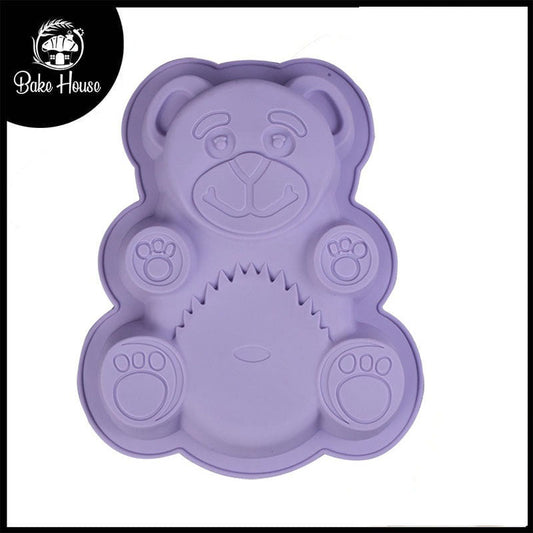 Bear Shape Silicone Cake Baking Mold Large Design 01