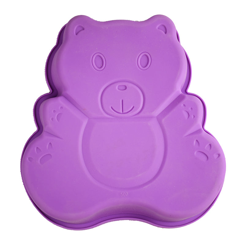 Bear Shape Silicone Cake Baking Mold Large Design 02