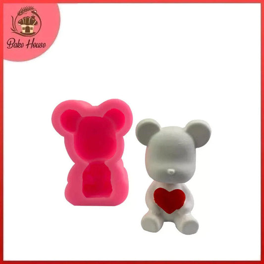 Bear With Heart Silicone Mold