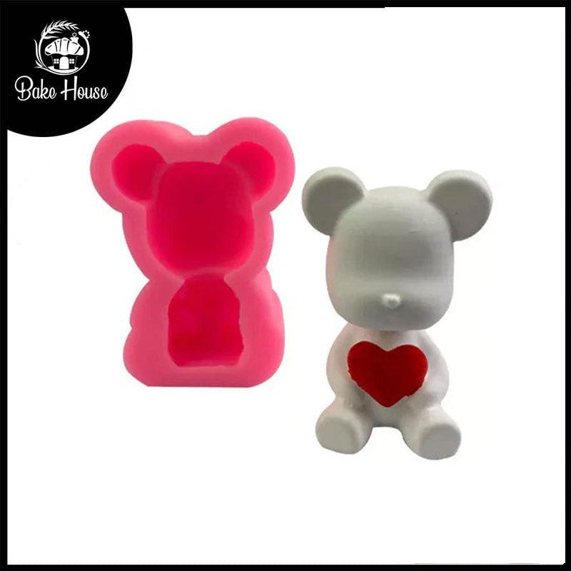 Bear With Heart Silicone Mold