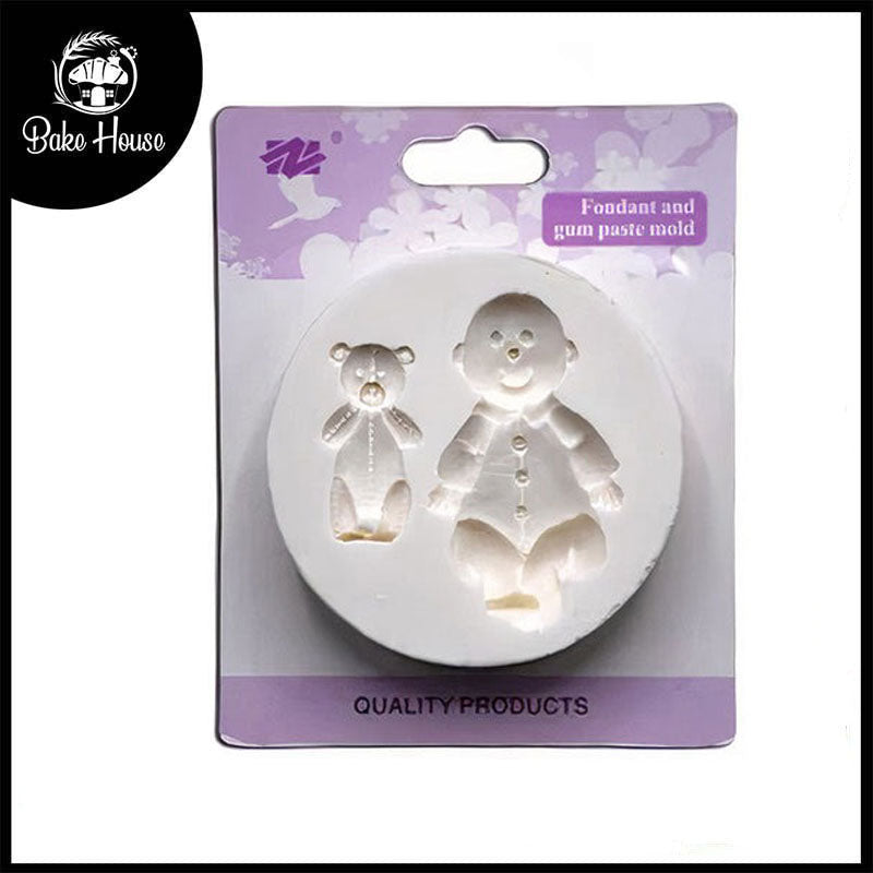 Bear & Cartoon Silicone Fondant & Chocolate Mold