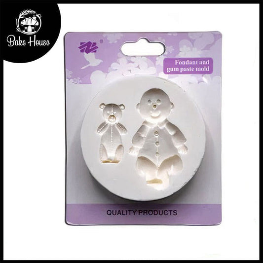 Bear & Cartoon Silicone Fondant & Chocolate Mold