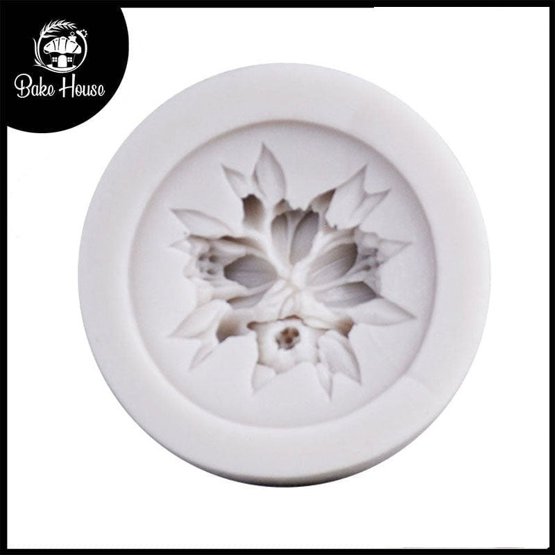 Beautiful Flower Border Silicone Fondant Mold