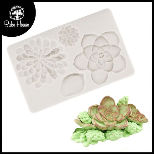 Big Flowers Silicone Fondant & Chocolate Mold