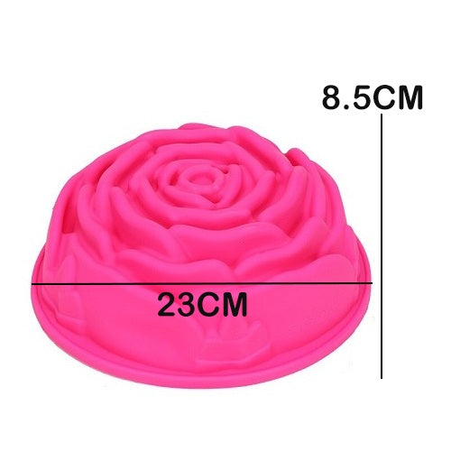 Rose top cake mold