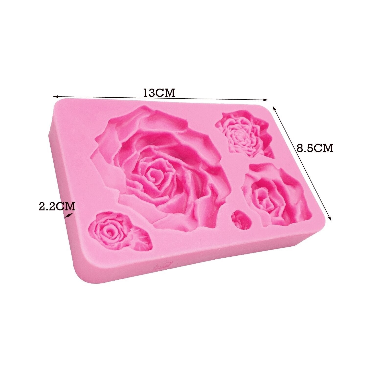 Fondant rose mold hotsell