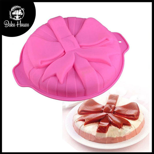 Big Size Bowknot Round Cake Baking Mold