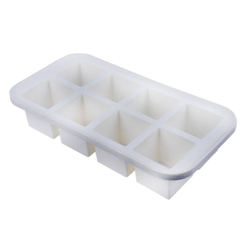 Big Size Ice Cubes Silicone Tray 8 Cavity