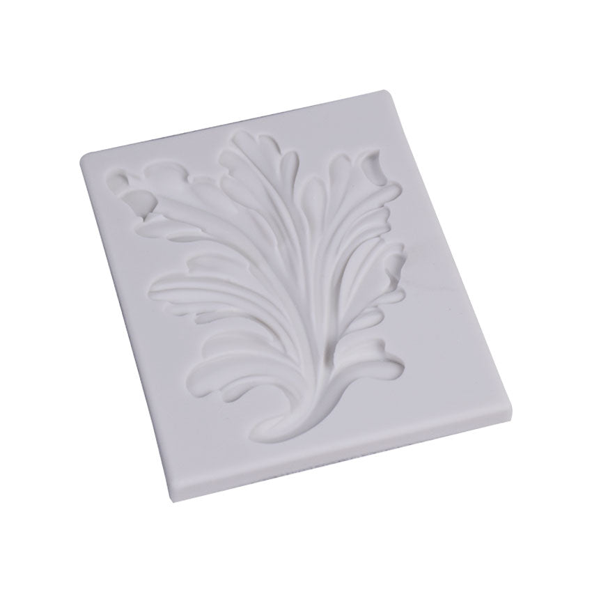 Big Stylish Leaf Border Silicone Fondant Mold