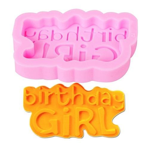 Birthday Girl Silicone Fondant & Chocolate Mold