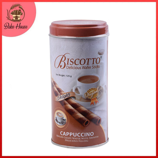 Biscotto Delicious Cappuccino Filling Wafer Sticks 125gm
