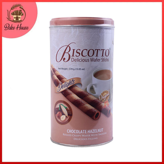 Biscotto Delicious Chocolate Hazelnut Filling Wafer Sticks 370gm