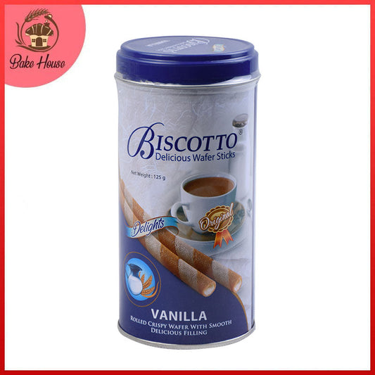 Biscotto Delicious Vanilla Filling Wafer Sticks 125gm