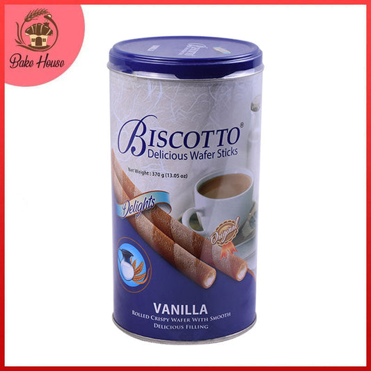 Biscotto Delicious Vanilla Filling Wafer Sticks 370gm