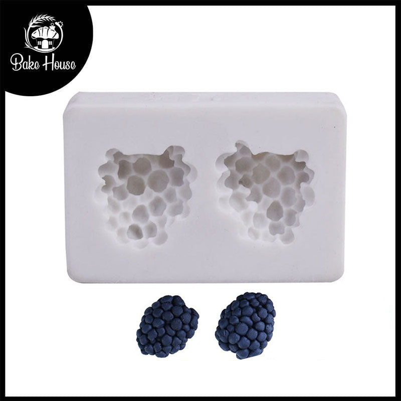 Blackberry Silicone Fondant Mold 2 Cavity