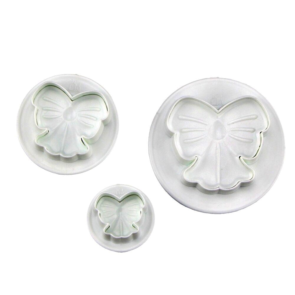 Bow Fondant & Cookie Plunger Cutter 3Pcs Set