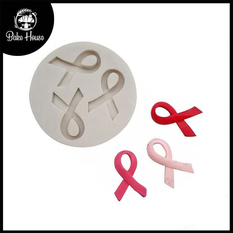 Bow Ribbons Silicone Fondant & Chocolate Mold 3 Cavity