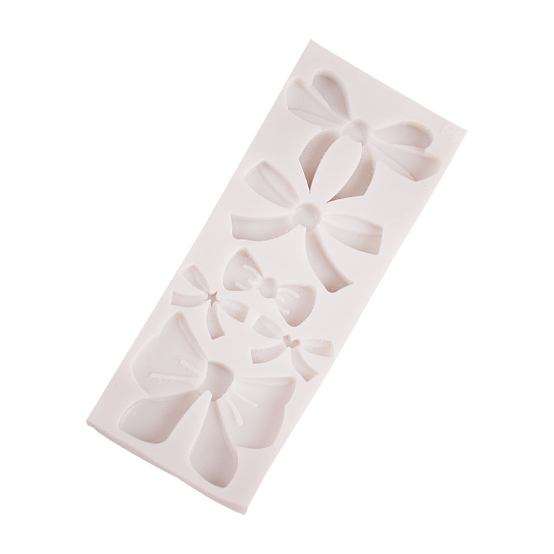 Bow Silicone Fondant Mold 6 Cavity