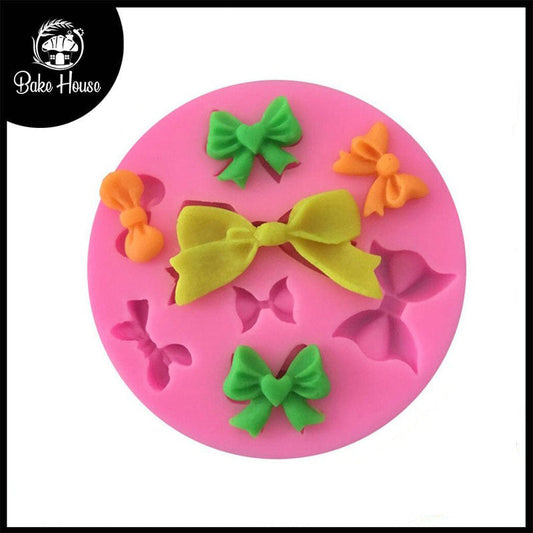 Bow Silicone Fondant & Chocolate Mold 8 Cavity