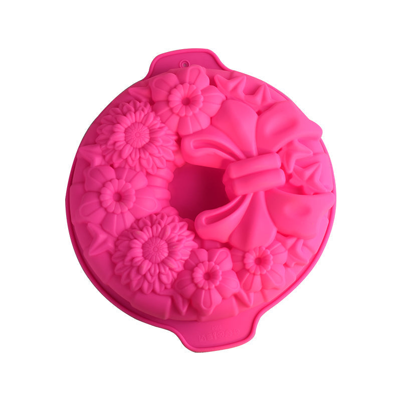 Bowknots Flower Silicone Baking Mold