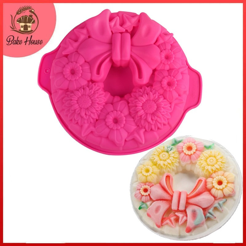 Bowknots Flower Silicone Baking Mold Bake House The Baking Treasure