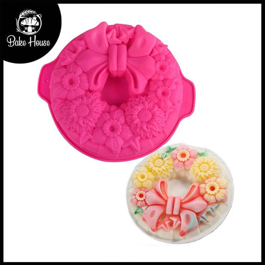 Bowknots Flower Silicone Baking Mold