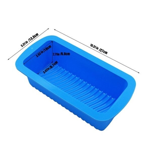 Bread Loaf Silicone Baking Mold Wavy Bottom 27cm