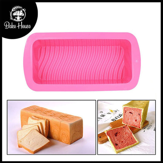 Bread Loaf Silicone Baking Mold Wavy Bottom 27cm