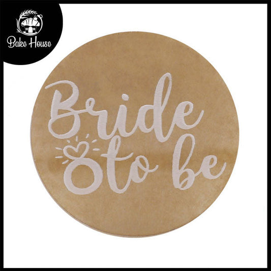 Bride To Be Fondant Stamp Plastic