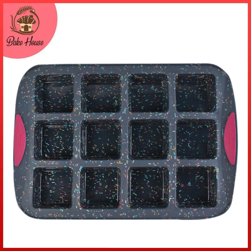 Brownies Baking Silicone Tray 12 Cavity
