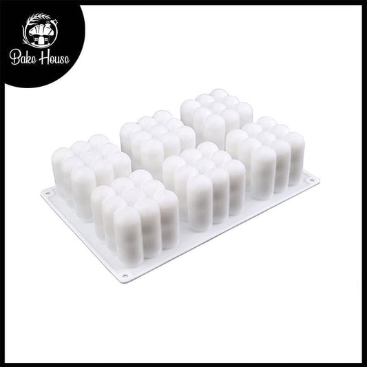 Bubble Cubes Silicone Mousse & Candle Mold 6 Cavity