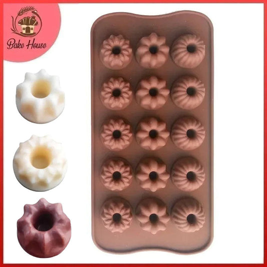 Bundt Silicone Chocolate & Candy Mold 15 Cavity