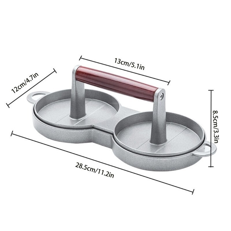 Burger Press Non Stick 2 Cavity