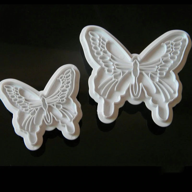 Butterfly Fondant Cake Cutter 2Pcs Set