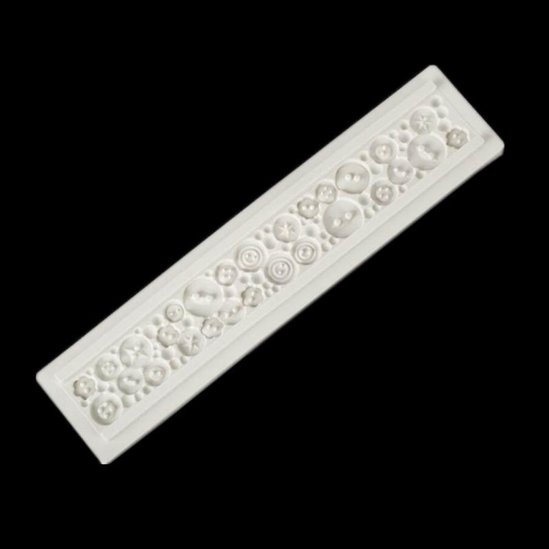 Button Lace Silicone Fondant Cake Border Mold