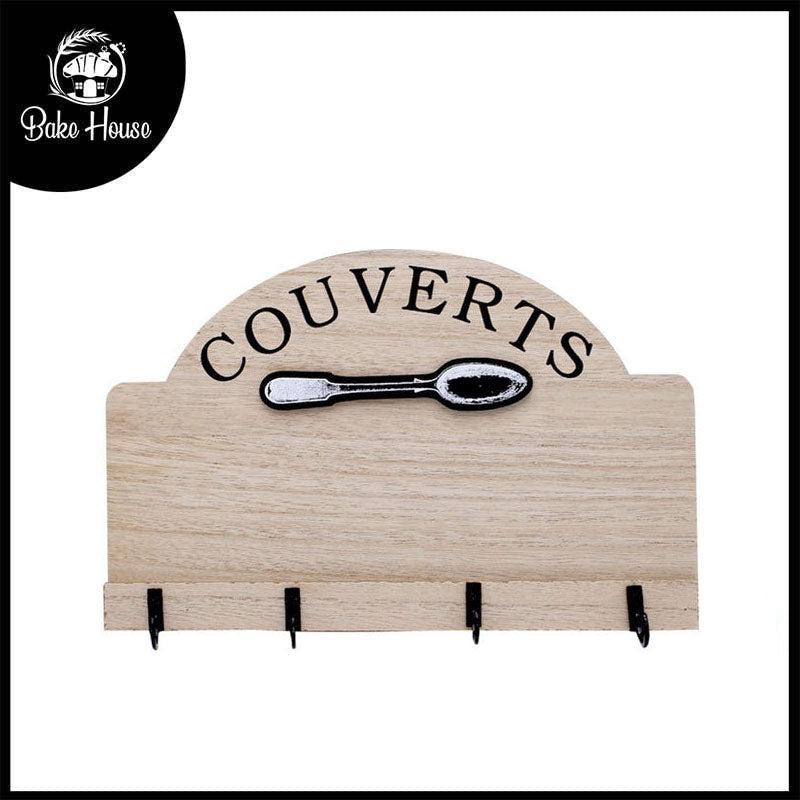 COUVERTS Wall Hanging Key Holder 4 Hooks