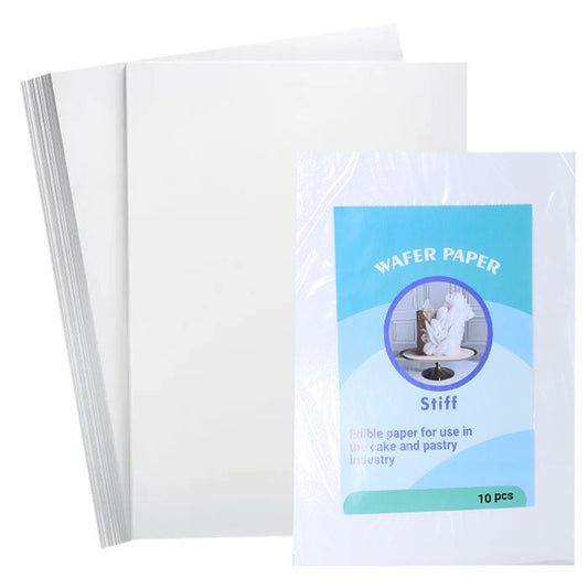 Stiff Edible Wafer Paper 10Pcs Pack