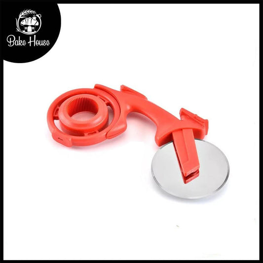 Motorcycle Pizza Cutter Plastic With Handle 6.5cm