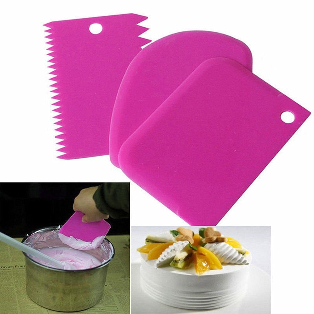 Cake Scraper, Cake Decorating Tools, Stainless Steel Scraper, Multilateral  Icing Smoother, Serrated Scraping Board6Pcs Stainless Steel Scraper  Multilateral Icing Smoother Serrated Scraping Board - Walmart.com